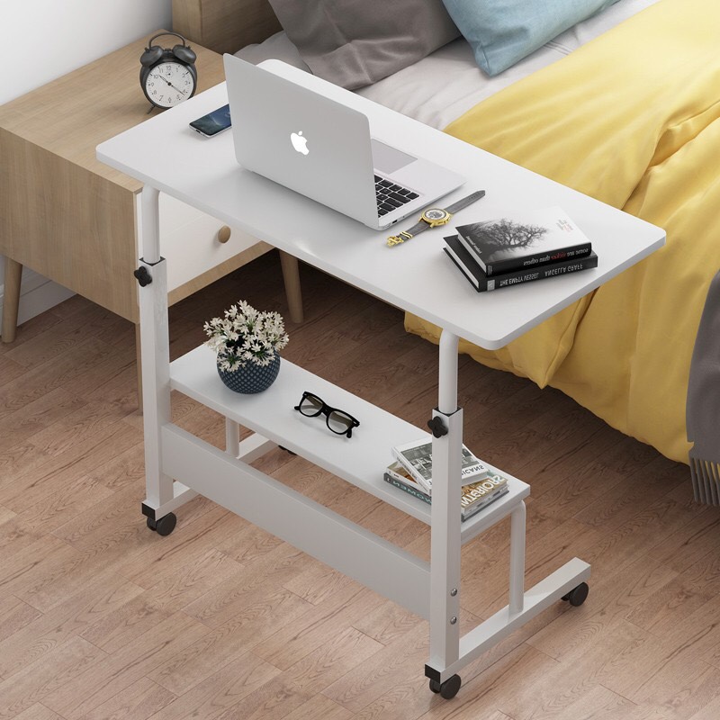 Bàn học thông minh đa năng, bàn làm việc di động nâng hạ chiều cao kích thước 80*40cm