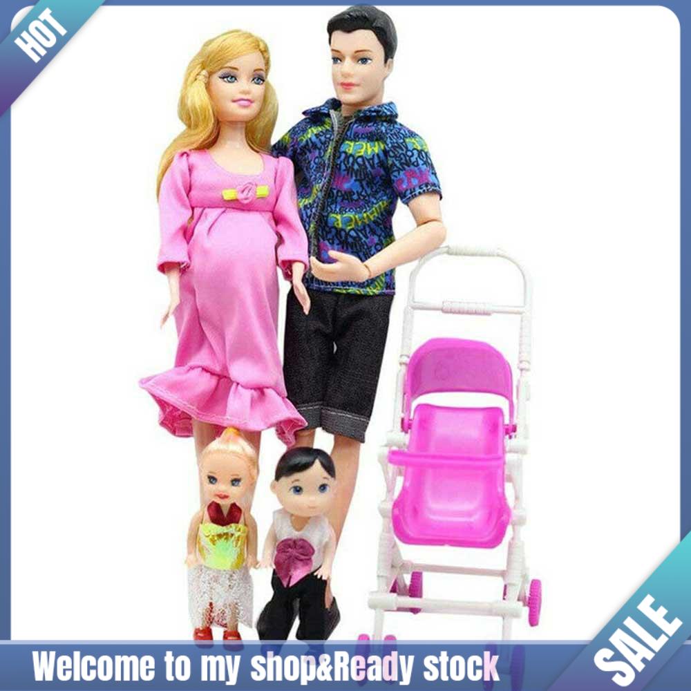 Available Bộ đồ chơi for Barbie Gia đình Búp bê for Barbie Với Bé gái Bé