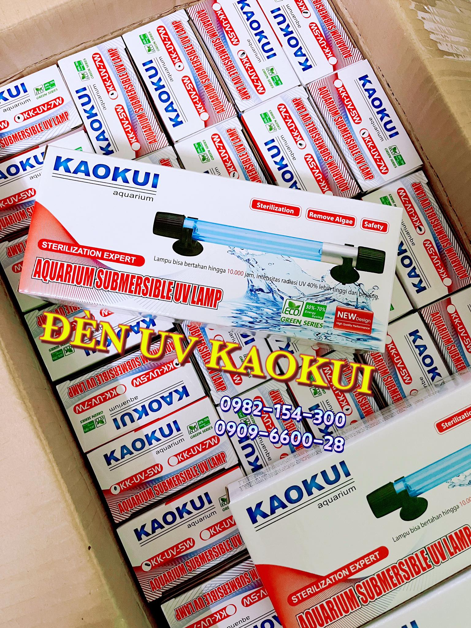 Đèn uv diệt tảo diệt khuẩn vipsun uv-kt 5w,7w,9w,11w,13w cho hồ cá cảnh