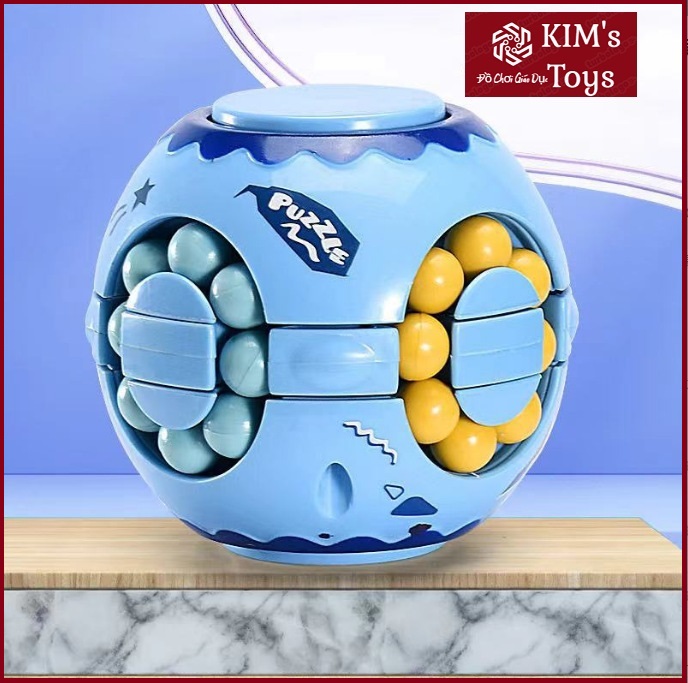 Đồ chơi rubic biến hình hạt đậu spinner tròn phát triển tư duy