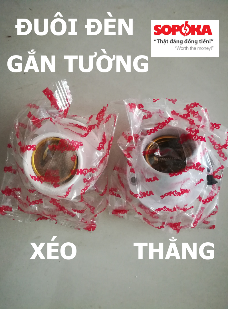 Đuôi xéo gắn tường, đuôi thẳng gắn trần Sopoka