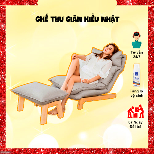 Ghế thư giãn mới-ghế bành kiểu nhật-ghế sofa bọc tay thư giãn nghỉ ngơi đọc sách báo-royaldecorhn