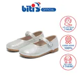 Giày Búp Bê Biti's Bé Gái Màu Bạc BBG001600BAC