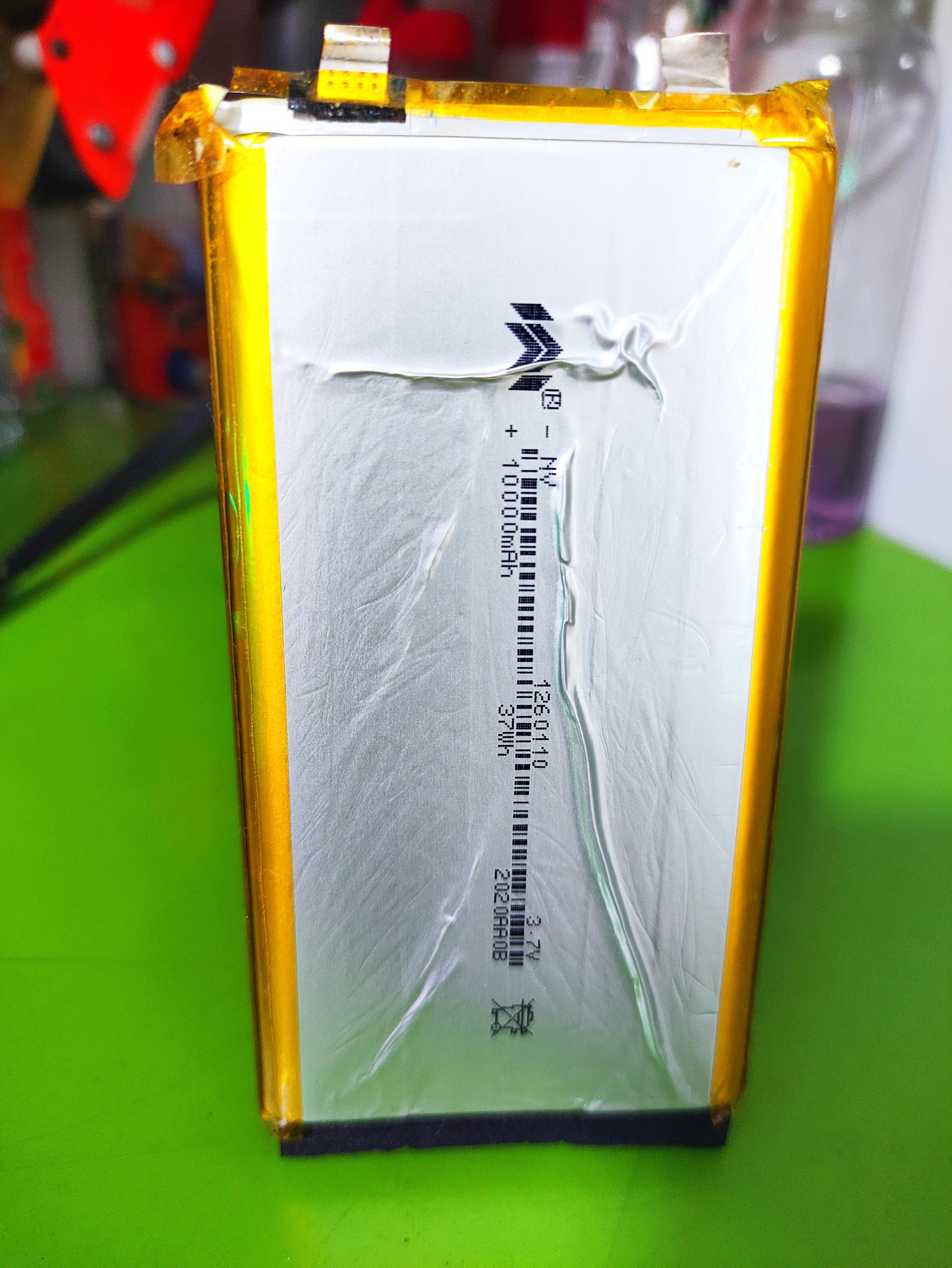 Pin Lipo 10.000mah 1260110 hàng chuẩn tháo khối chất lượng cao