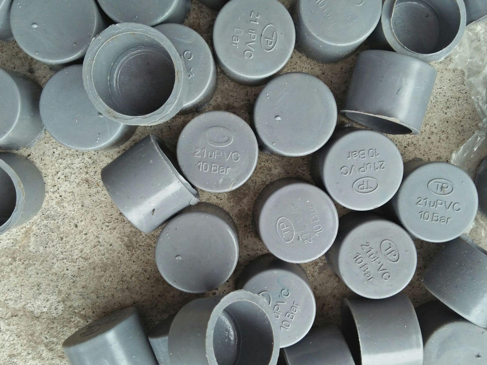 Bịt, Đầu bịt, nắp bịt ,100 Bịt trơn 21 ống nhựa pvc rẻ