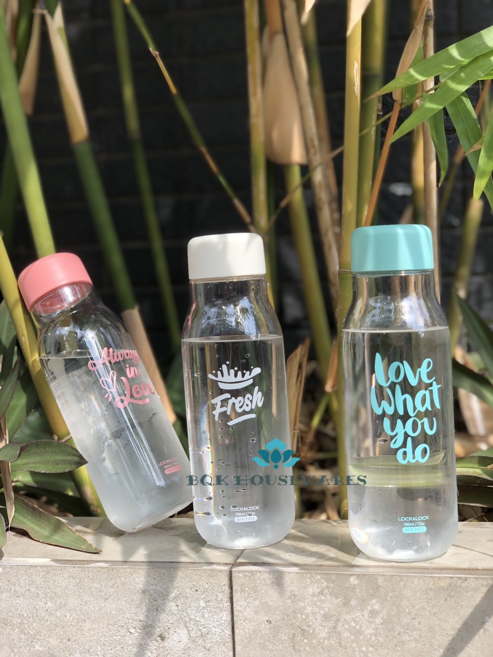 Bình nước Lock&Lock Milky dung tích 500ml nhựa PET BPA Free HAP654