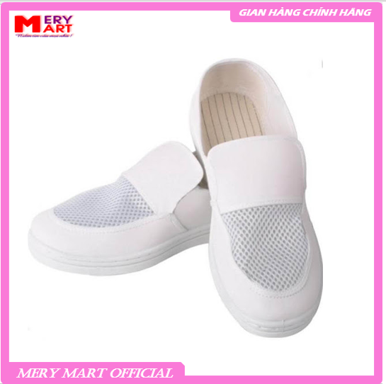 Giầy phòng sạch mặt lưới không nhám chống tĩnh điện