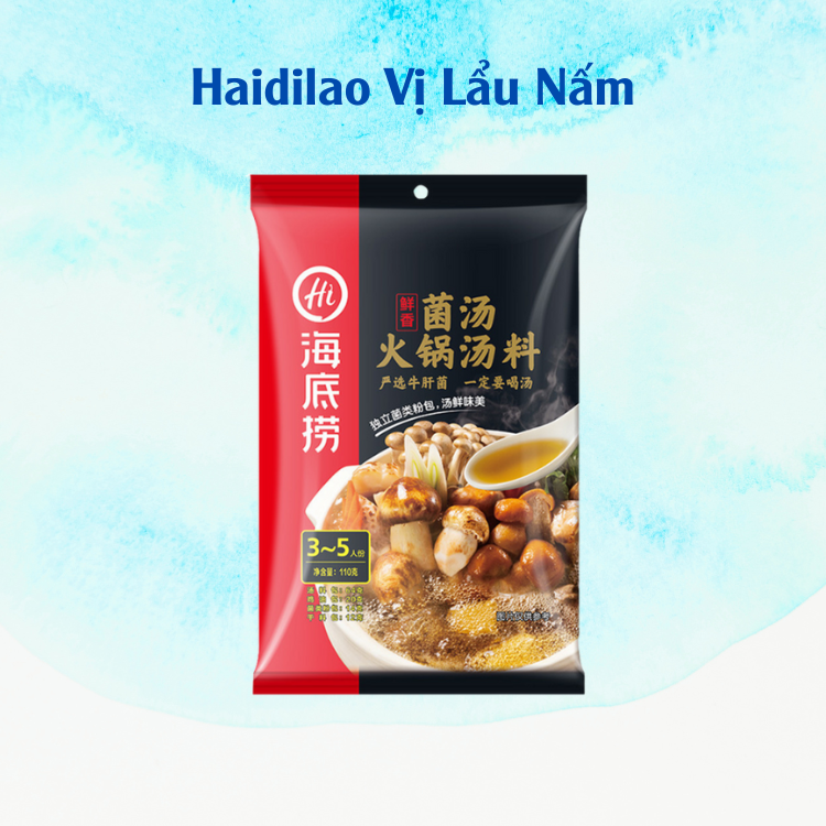 Cốt Lẩu Nấm Haidilao