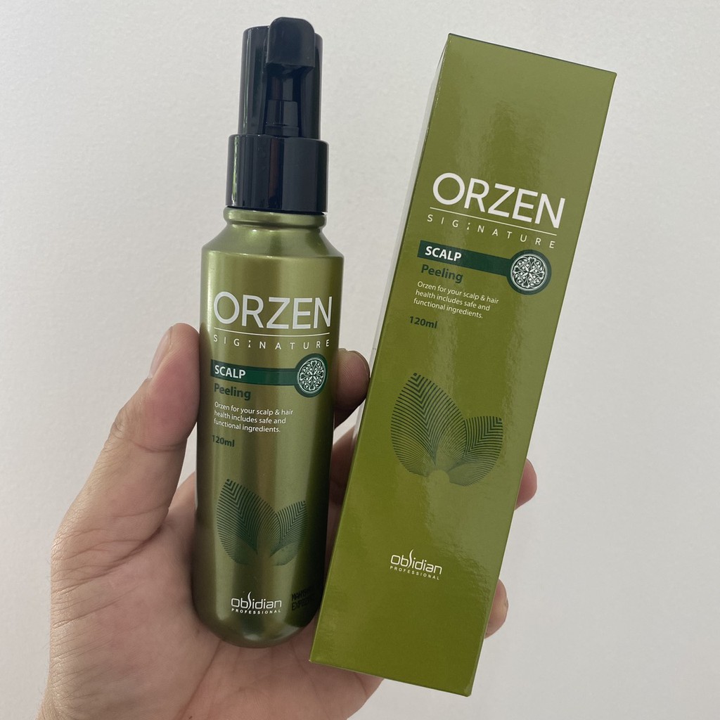 [Orzen-Korea] Tẩy tế bào da đầu chết scalp peeling ORZEN Obsidian Professional 120ml