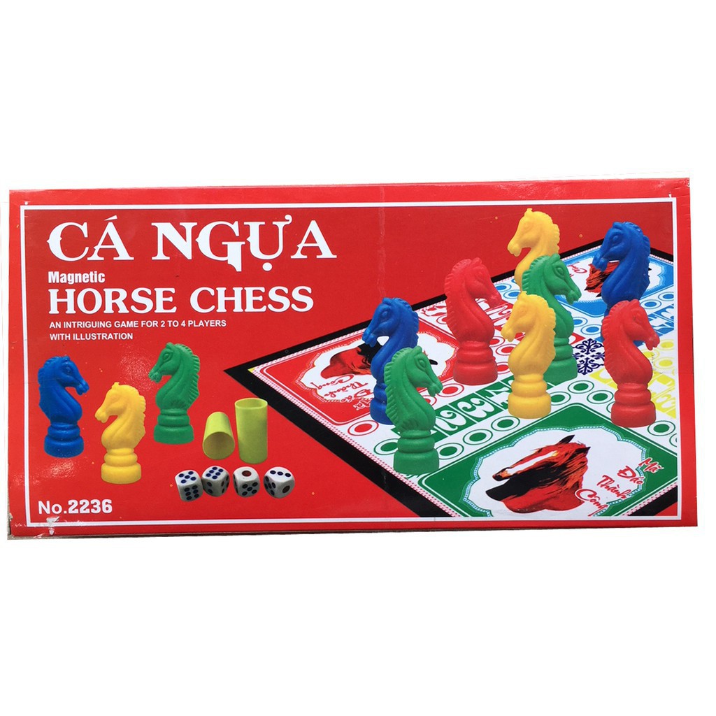 Bộ cờ cá ngựa nam châm cỡ to 35*35cm loại đẹp