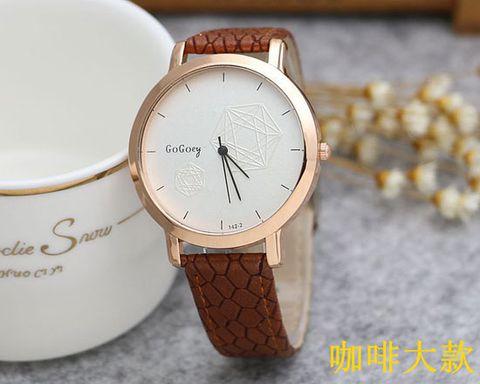 [HCM]Đồng hồ nữ AH467 Gogoey Korea G3 THỜI TRANG dây da mặt cổ điển cao cấp + Tặng kèm hộp và Pin dự phòng