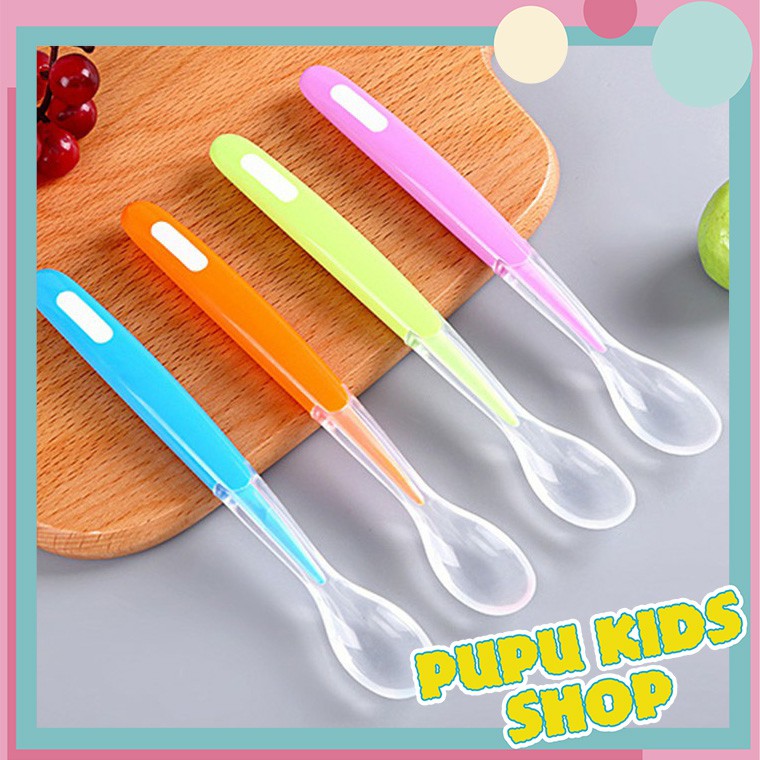 Thìa ăn dặm silicon siêu mềm cho bé PUPU KIDS SHOP