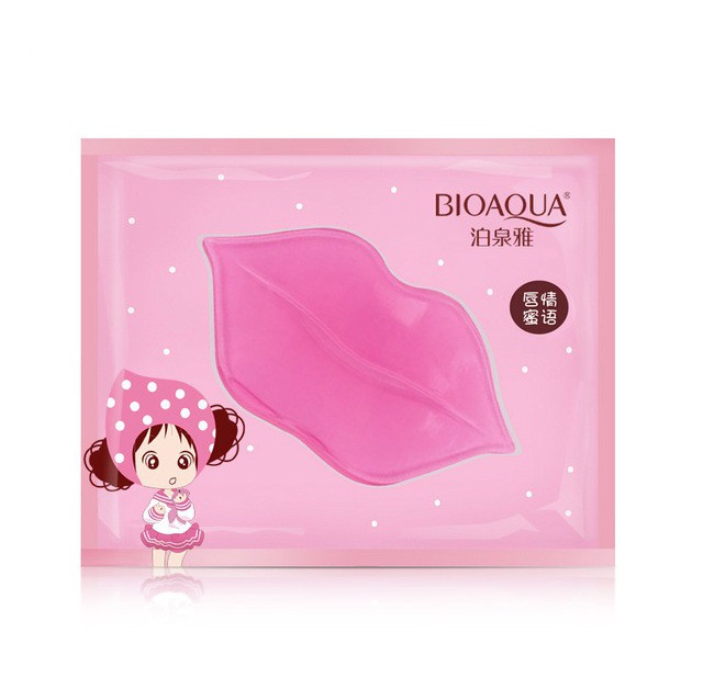Mặt nạ môi BIOAQUA zavenci phục hồi dưỡng môi hồng hào và căng quyến rũ chính hãng nội địa Trung Quốc (lẻ-1 miếng)