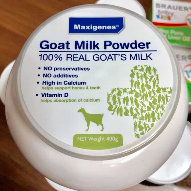 Sữa bột dê Maxigenes Goat Milk Powder 400g của Úc