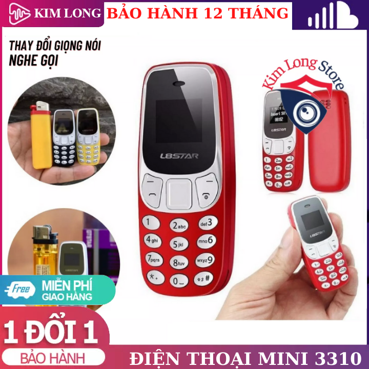 Điện thoại mini 3310 l8star bm10 2 sim 2 sóng⚡️ hỗ trợ thẻ nhớ full màu⚡️thay đổi giọng nói⚡️nghe nhạc⚡️bảo hành 12 tháng.