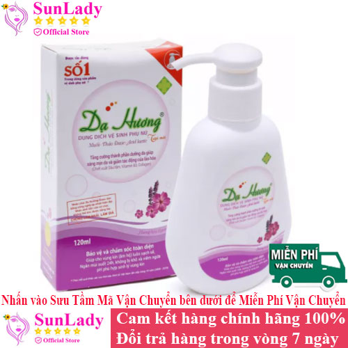 Dung dịch vệ sinh phụ nữ dạng gel Dạ Hương Lavender huyền bí 120ml