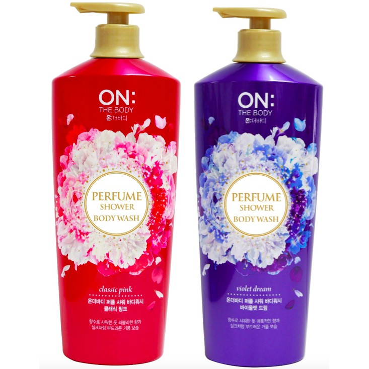 Sữa tắm on the body perfume shower body wash classic pink hàn quốc 1000g