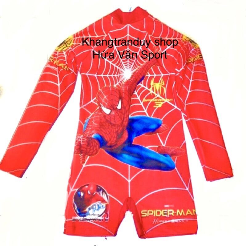 Bộ bơi tay dài bé trai siêu nhân