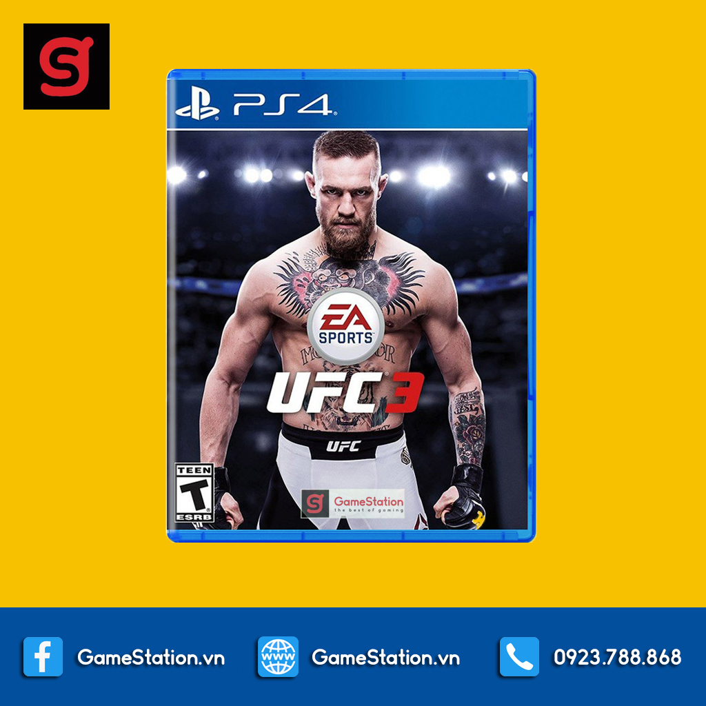 Đĩa game ps4: ea sport ufc 3 - hệ us