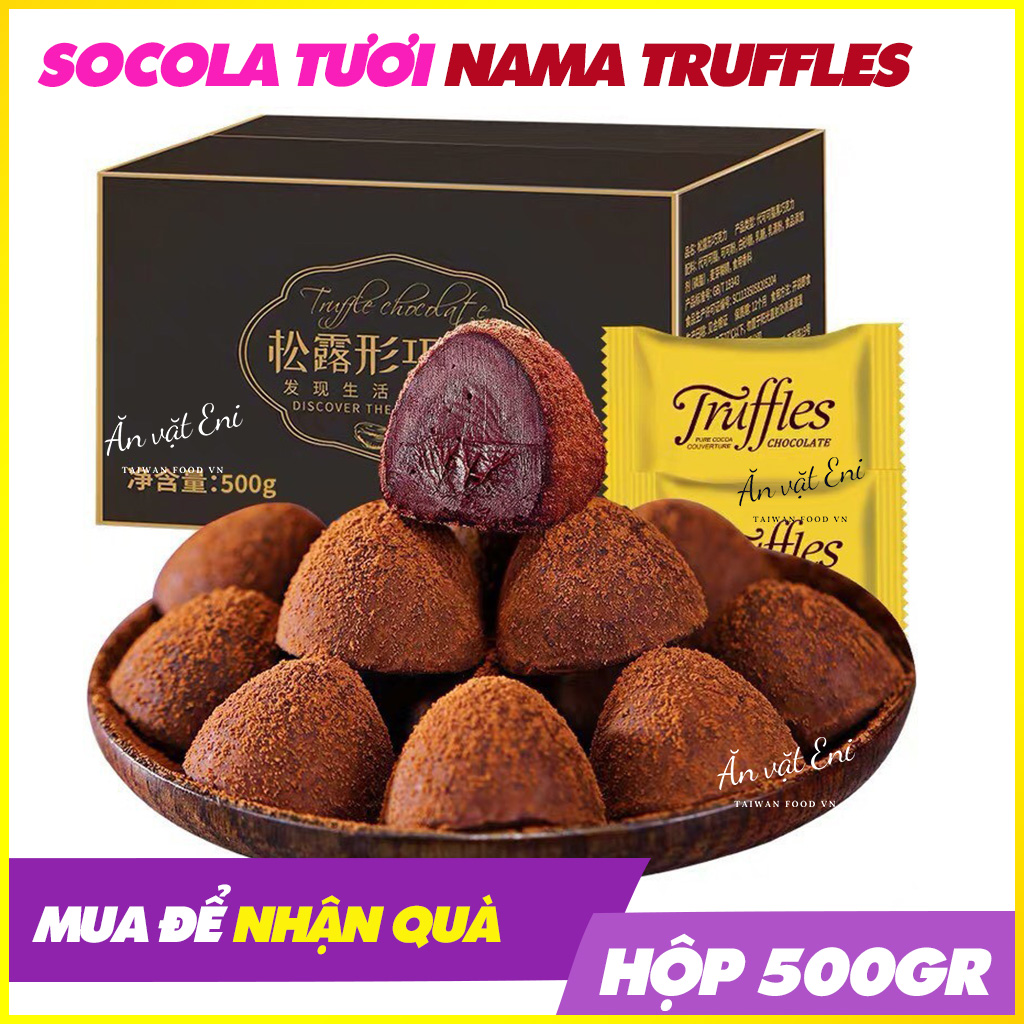 Socola Tươi Nama Truffles Hộp 500gr - Chocolate Tươi - Sô cô la tươi