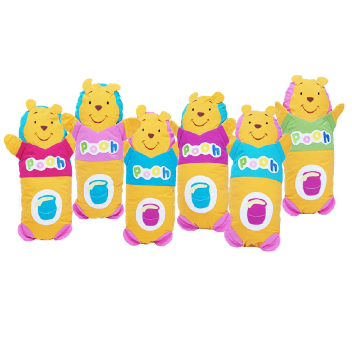 Gối ôm pinkiss hình gấu pooh lớn kích thước 40x100cm