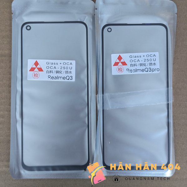 Kính ép liền keo OCA kính thay thế cho Realme Q3 5g Realme Q3 Realme Q3pro Canioval