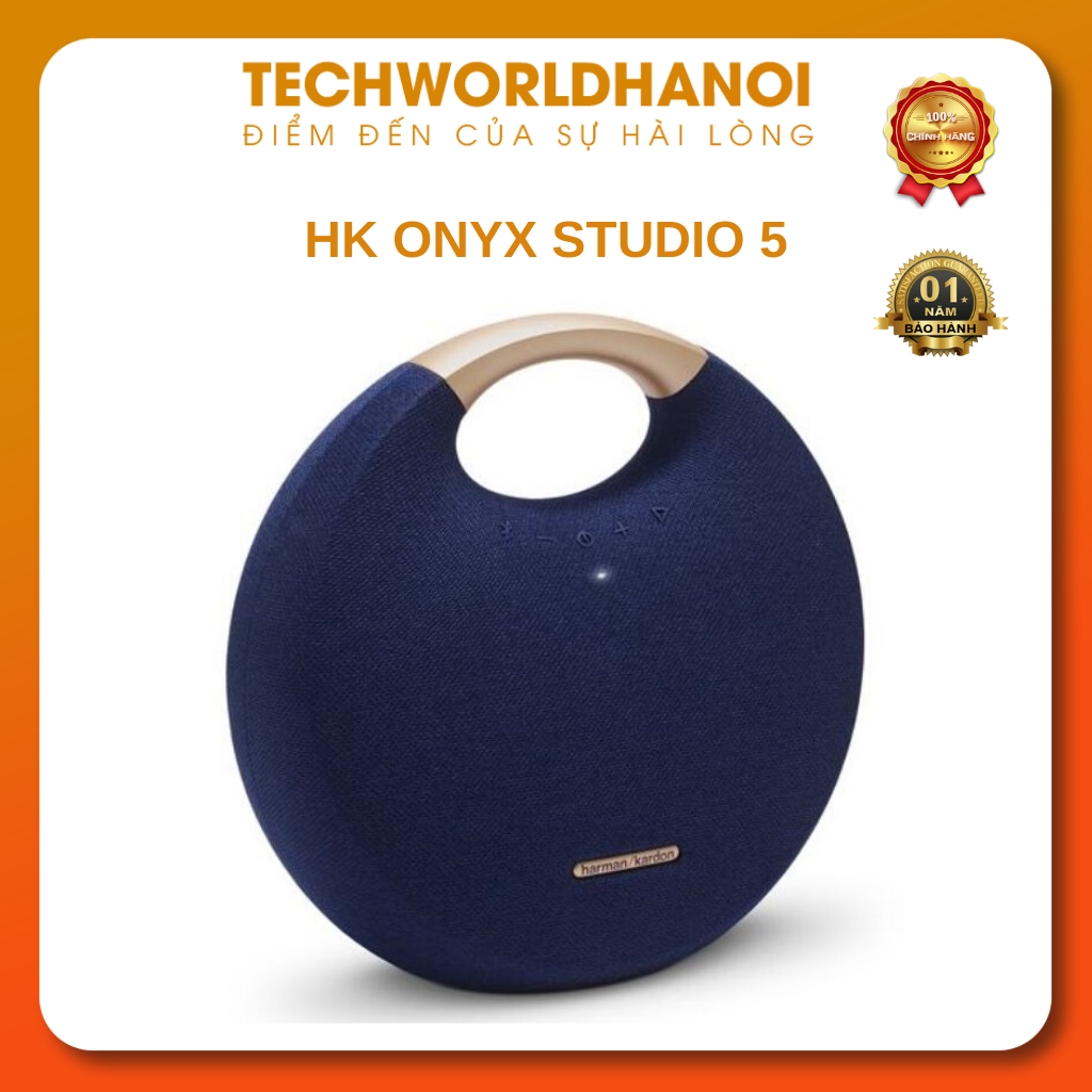 Loa Bluetooth Harman Kardon Onyx Studio 5 NAVY - Hàng Chính Hãng BH 12th