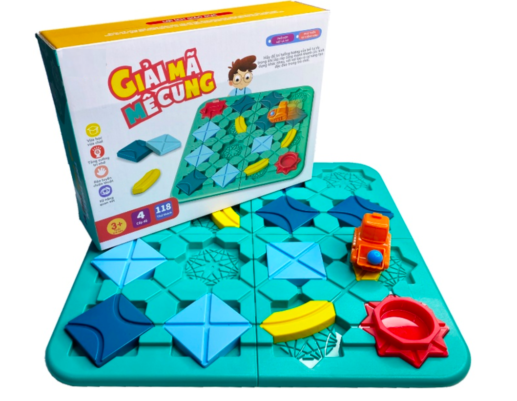 Đồ chơi giải mã mê cung Cutis, bộ đồ chơi phát triển trí thông minh cho bé