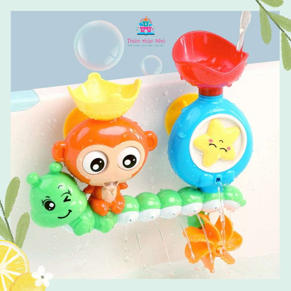 Đồ chơi phun nước khi tắm cho bé phiên bản cao cấp - Đồ chơi nhà tắm hình thú phun nước - Thiên Thần Nhỏ