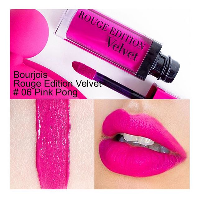 son Bourjois màu 06 sở hữu màu hồng tươi quyến rủ