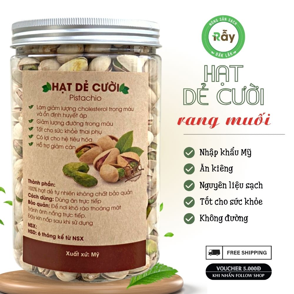 Hạt Dẻ Cười Rẫy, hạt dinh dưỡng nhập khẩu Mỹ, hạt bùi ngọt siêu ngon