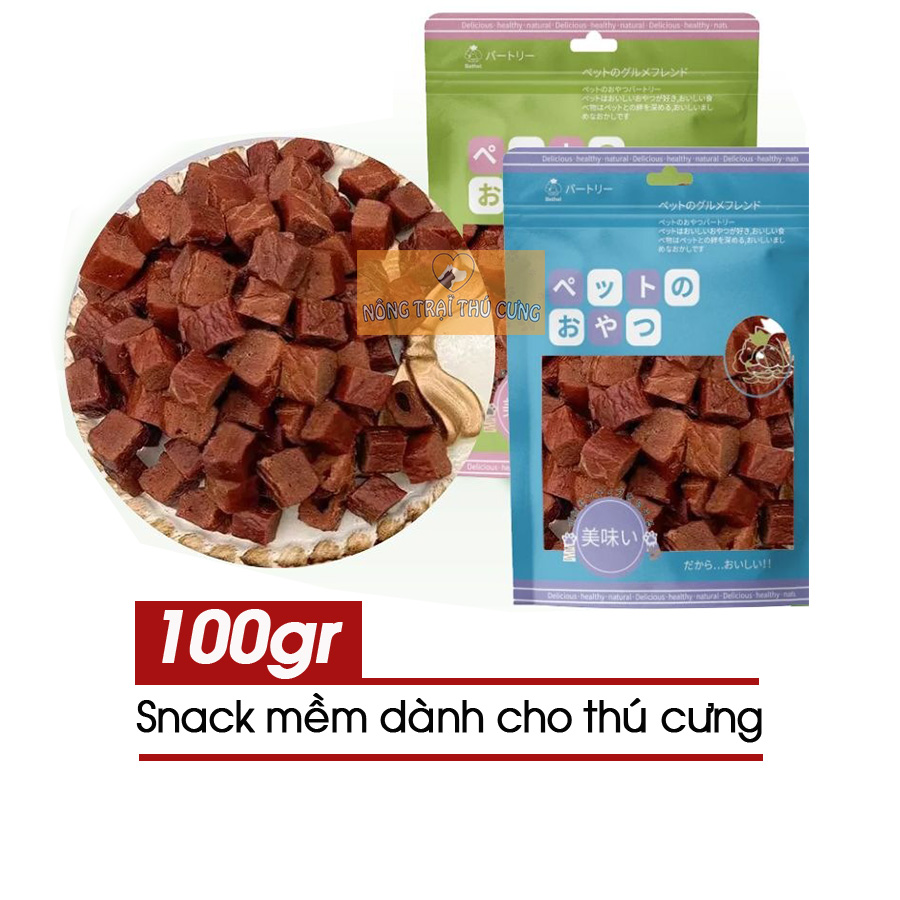 Snack mềm cho chó mèo vị cá hồi -