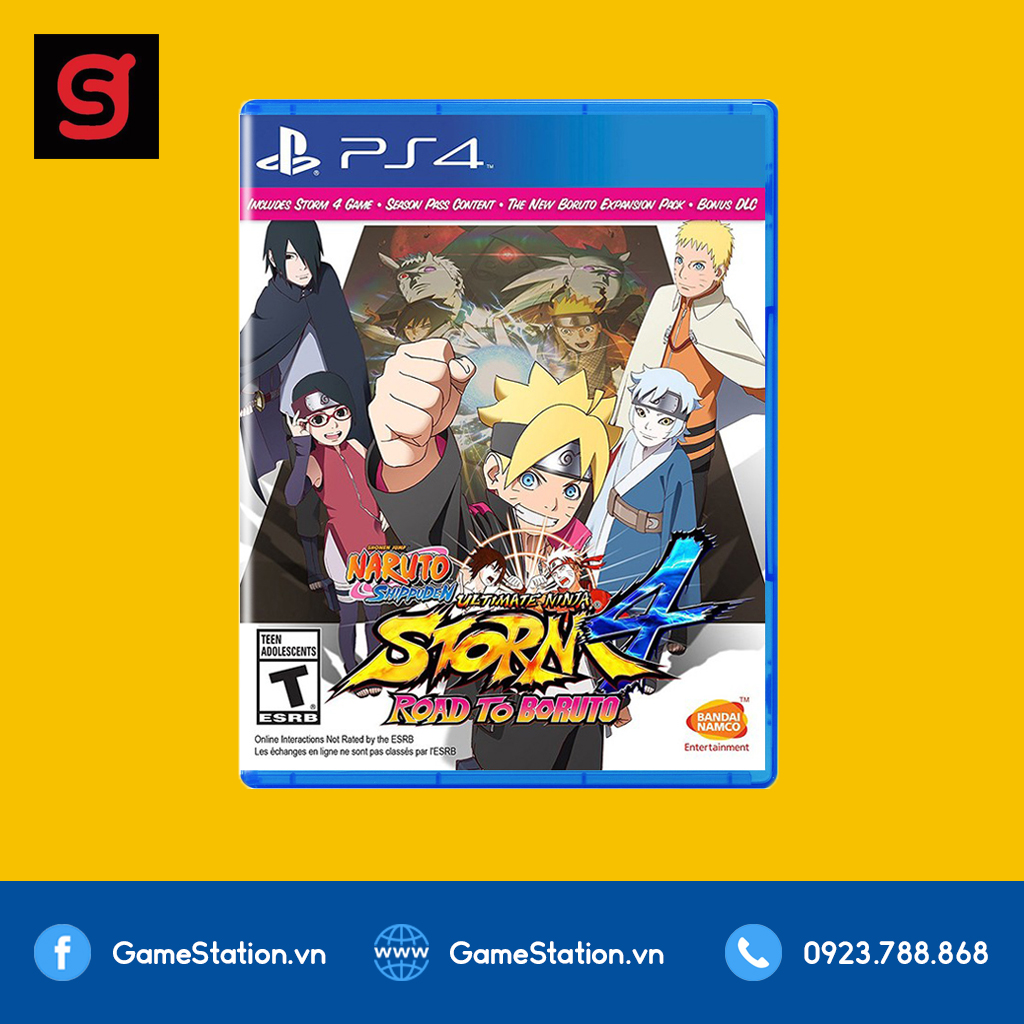 Đĩa Game PS4: Naruto Shippuden: Ultimate Ninja Storm 4 Road to Boruto