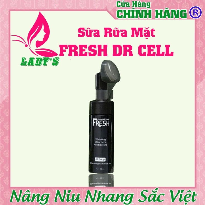 Sữa Rữa Mặt Fresh, Sữa Rửa Mặt Trắng Da, Ngừa Mụn, làm mờ thâm sẹo, kháng khuẩn, 150ml