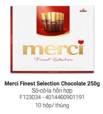Kẹ50gro Sô cô la Storck merci Petits 2