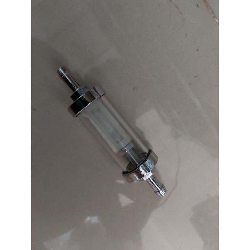 Lọc xăng thủy tinh gắn mọi loại xe 11cm / không sợ thiếu xăng