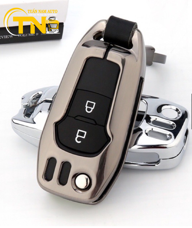 ỐP CHÌA KHÓA XE FORD RANGER  CHÌA KHÓA GẬP HỢP KIM METAL SANG TRỌNG