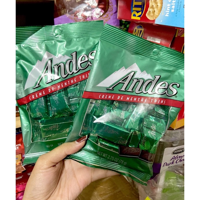 Socola nhân bạc hà Andes của Mỹ