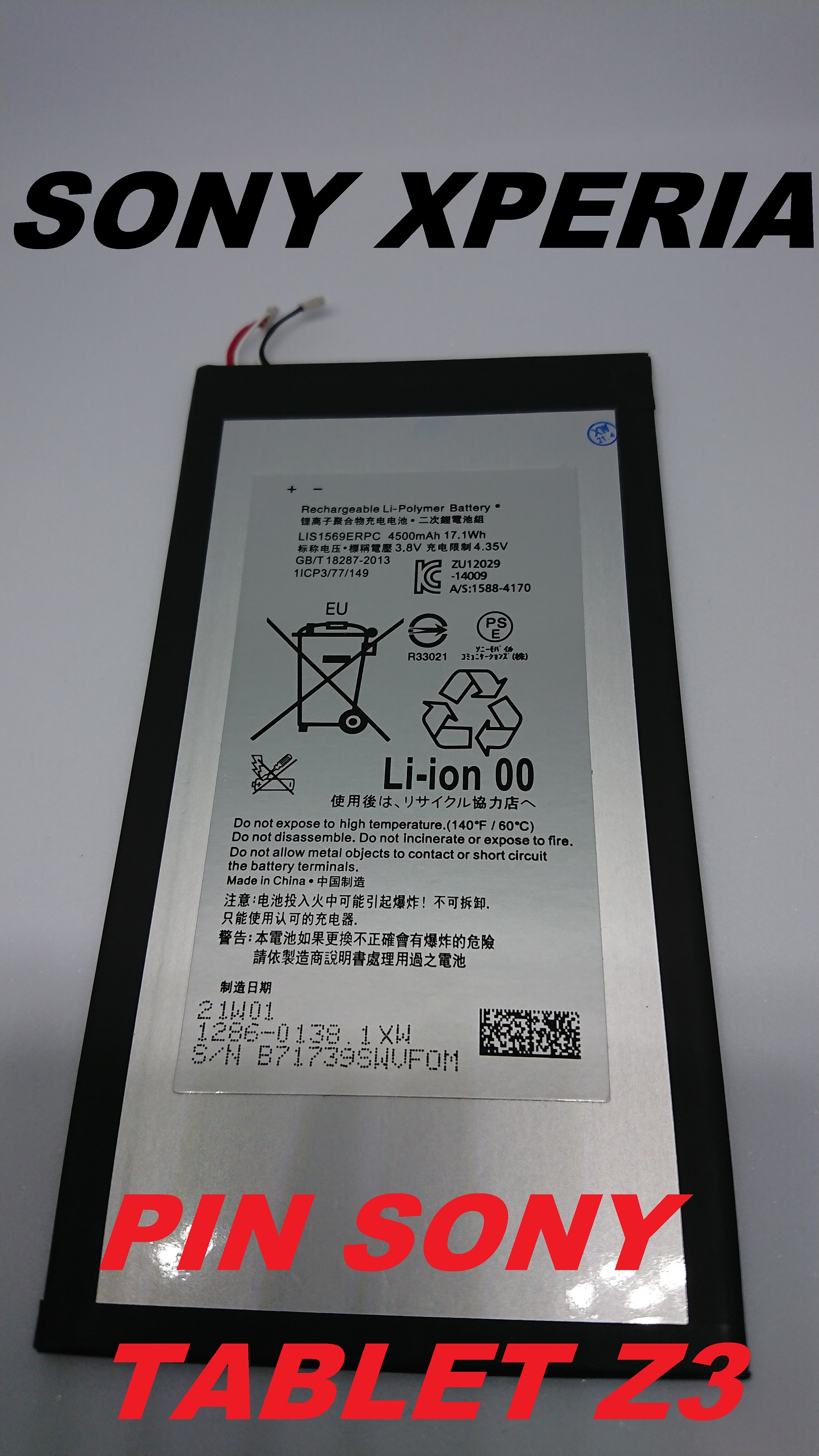 [HCM]PIN SONY XPERIA TABLET Z3 COMPACT