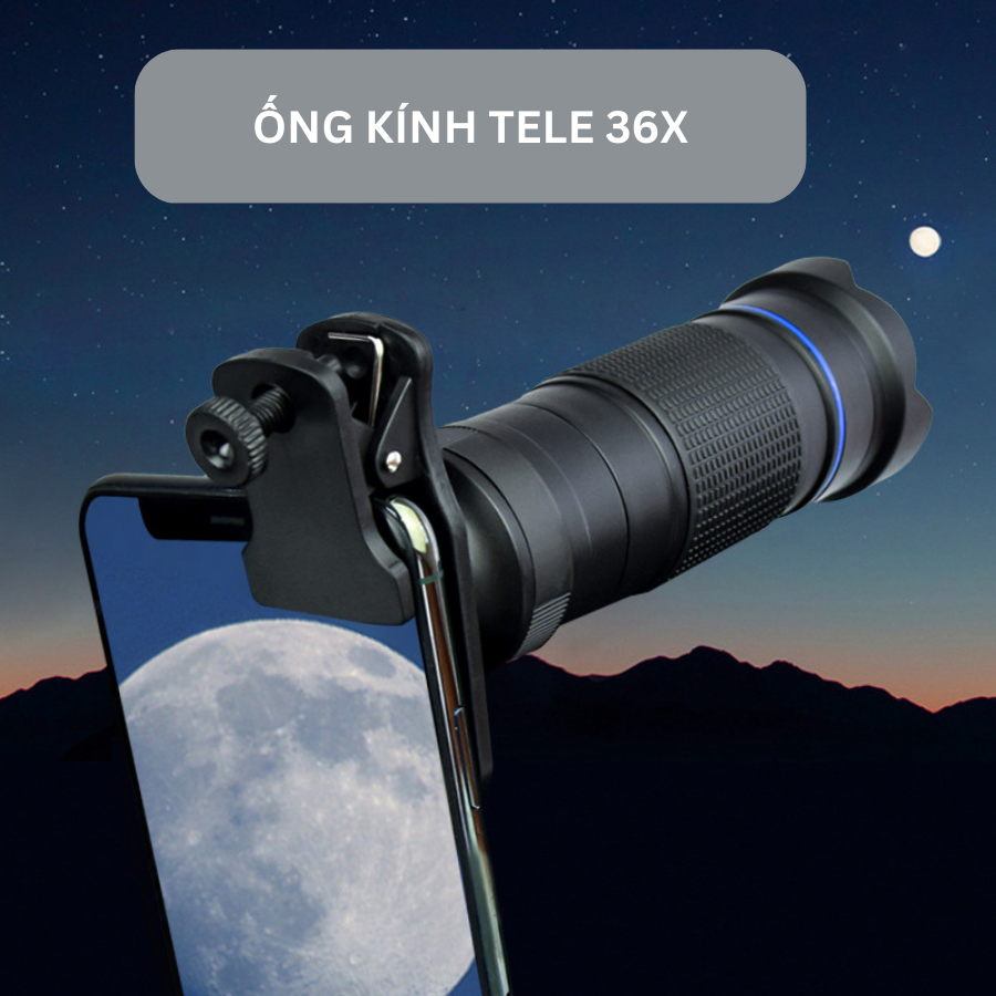  Ống Kính Điện Thoại Di Động Apexel Lens Tele Photo 36x 40x 48x Zoom Siêu Xa Hình Ảnh HD Ống nhòm nhìn xa gắn điện thoại chụp ảnh quay video 