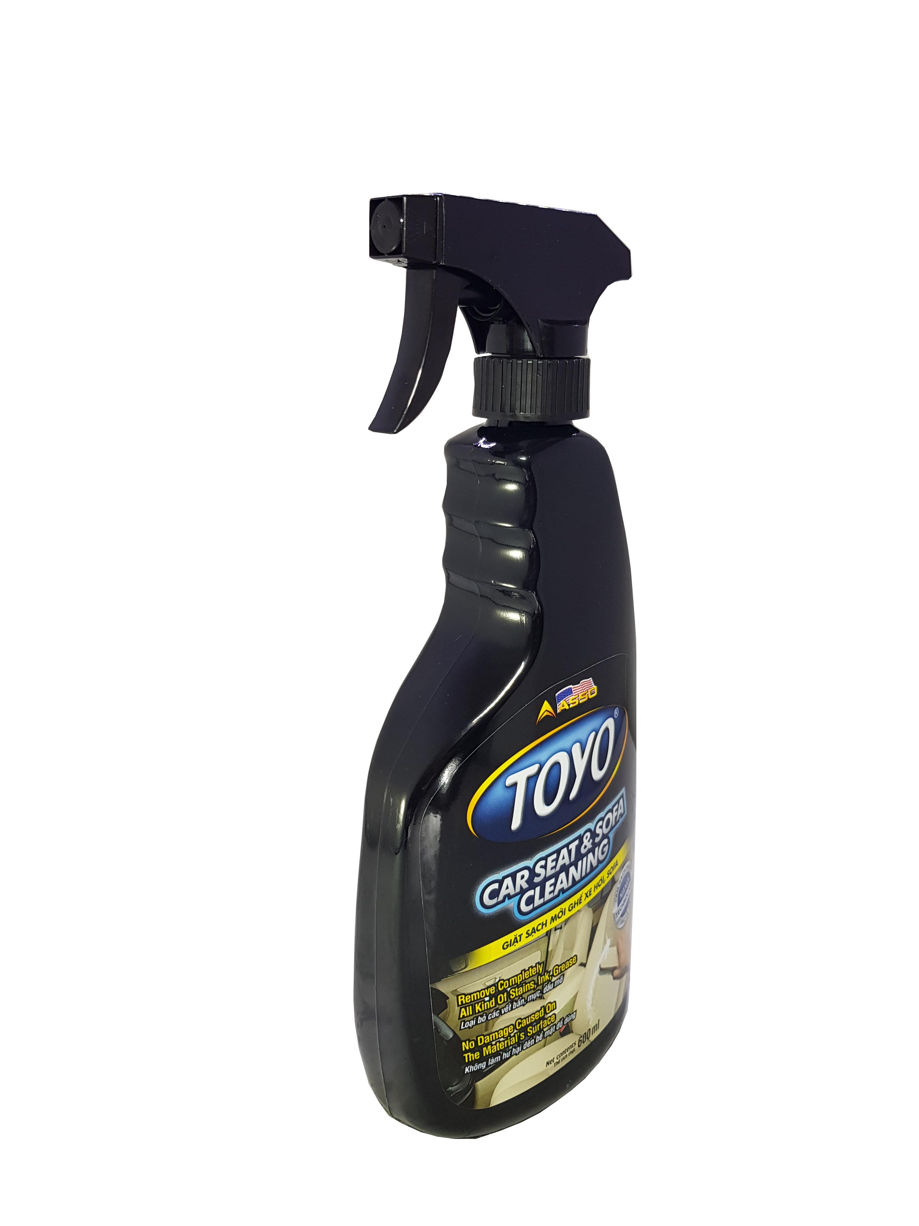 CHAI VỆ SINH NỆM GHẾ DA ASSO TOYO CAR SEAT và SOFA CLEANING 600ml