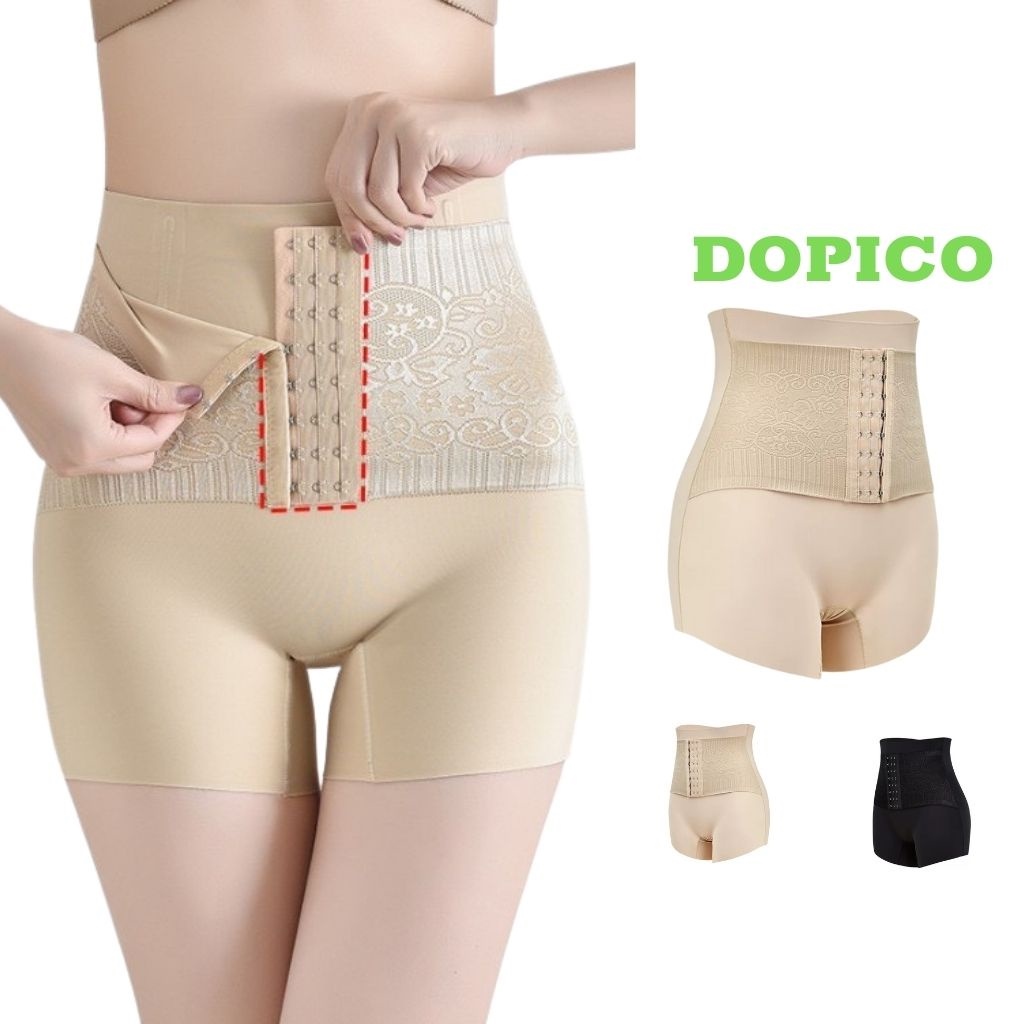 ĐAI NỊT✳¤  Quần gen nịt bụng  đai nịt bụng sau sinh định hình vòng bụng dưới ôm sát người không sợ lộ DOPICO 768