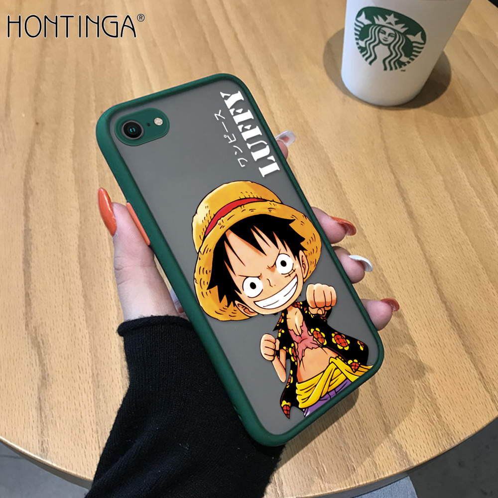 Hontinga Vỏ Trường Hợp Ốp Cho Iphone 6 6S 7 8 Plus SE 2020 Ốp Lưng Luffy Hoạt Hình I6 + 6S + 7 + 8 + Vỏ Mờ Phi Hành Gia Ốp Điện Thoại Trong Suốt Ốp Bảo Vệ Toàn Bộ Máy Ảnh Ốp Cứng Cho Bé Trai Dành Cho Bé Gái