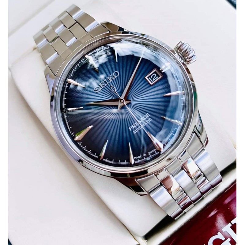 Đồng Hồ Nam Seiko Presage Automatic Sang Trọng Dây Kim Loại + Full Box Thẻ Bảo Hành