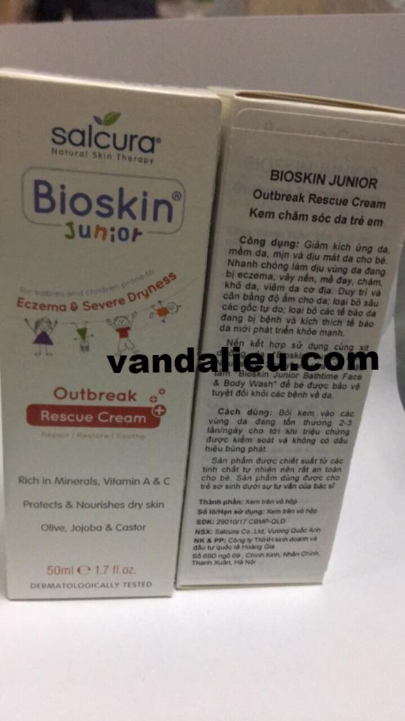 KEM BÔI NGOÀI DA BIOSKIN JUNIOR OUTBREAK RESCUE CREAM 50ML.