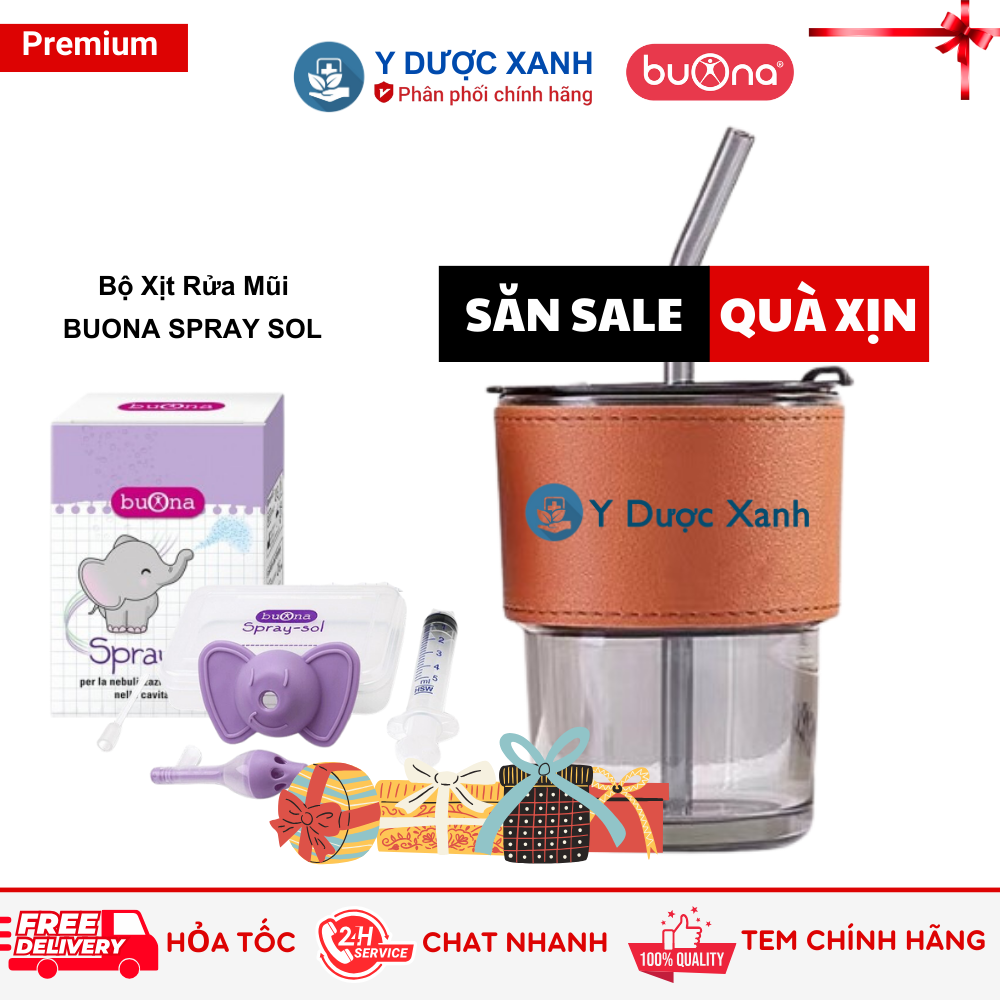 Company Product BUONA SPRAY-SOL, Italian nasal hygiene spray kit for