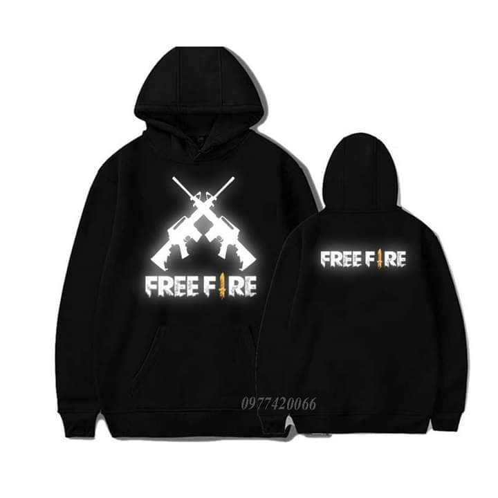 Áo Game Free Fire , Áo Hoodie Garena Free Fire Gía Rẻ In Theo Yêu Cầu