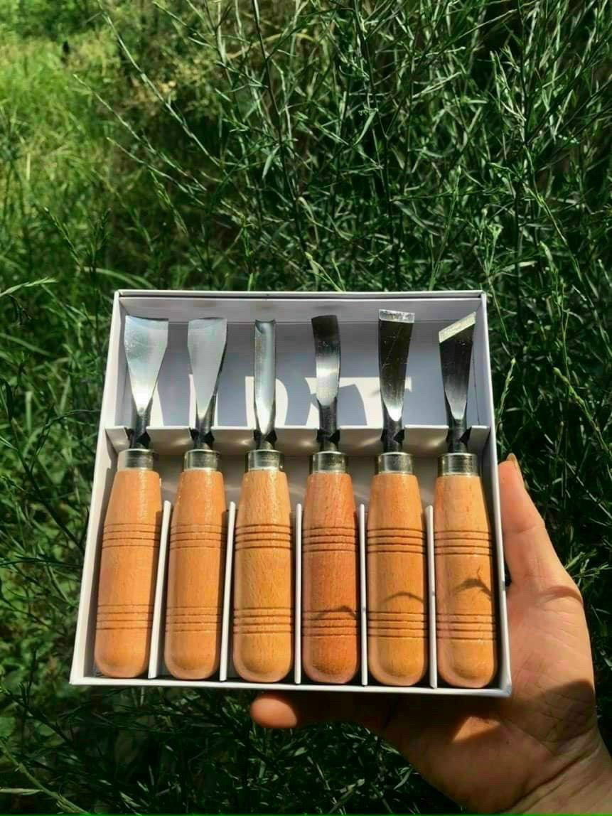Bộ đục cây cảnh,gỗ mỹ nghệ 6 món - bộ đục mini chuyên dụng