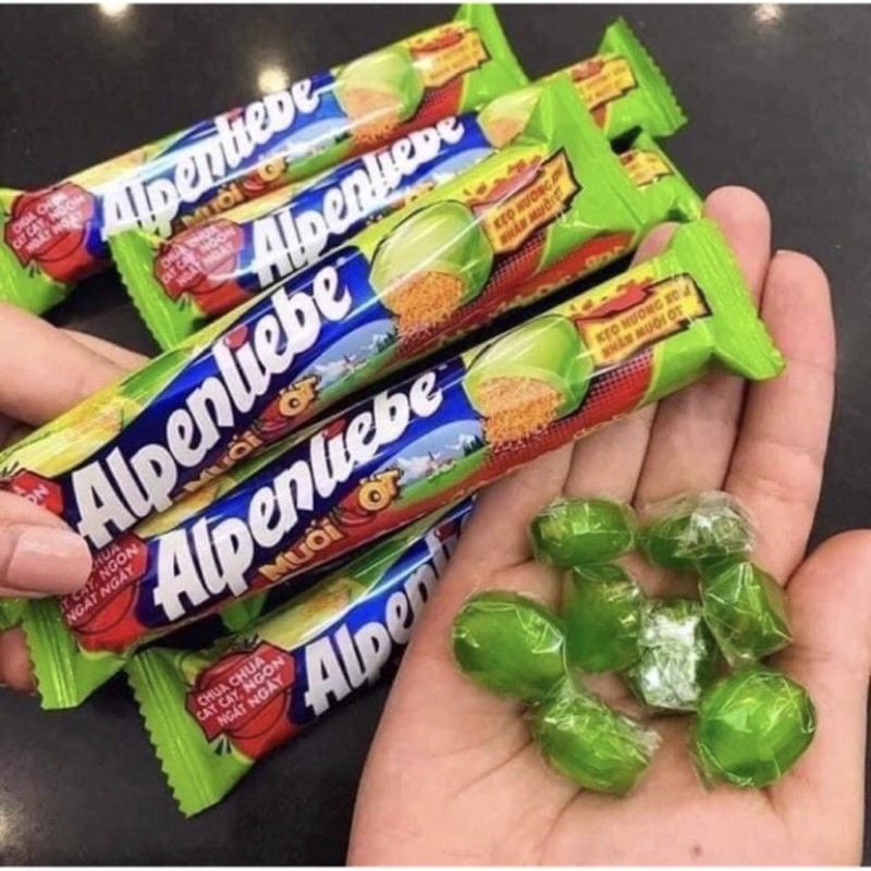[sẵn sàng] Alpenliebe Kẹo hương xoài muối ớt 26g ngon tê lưỡi
