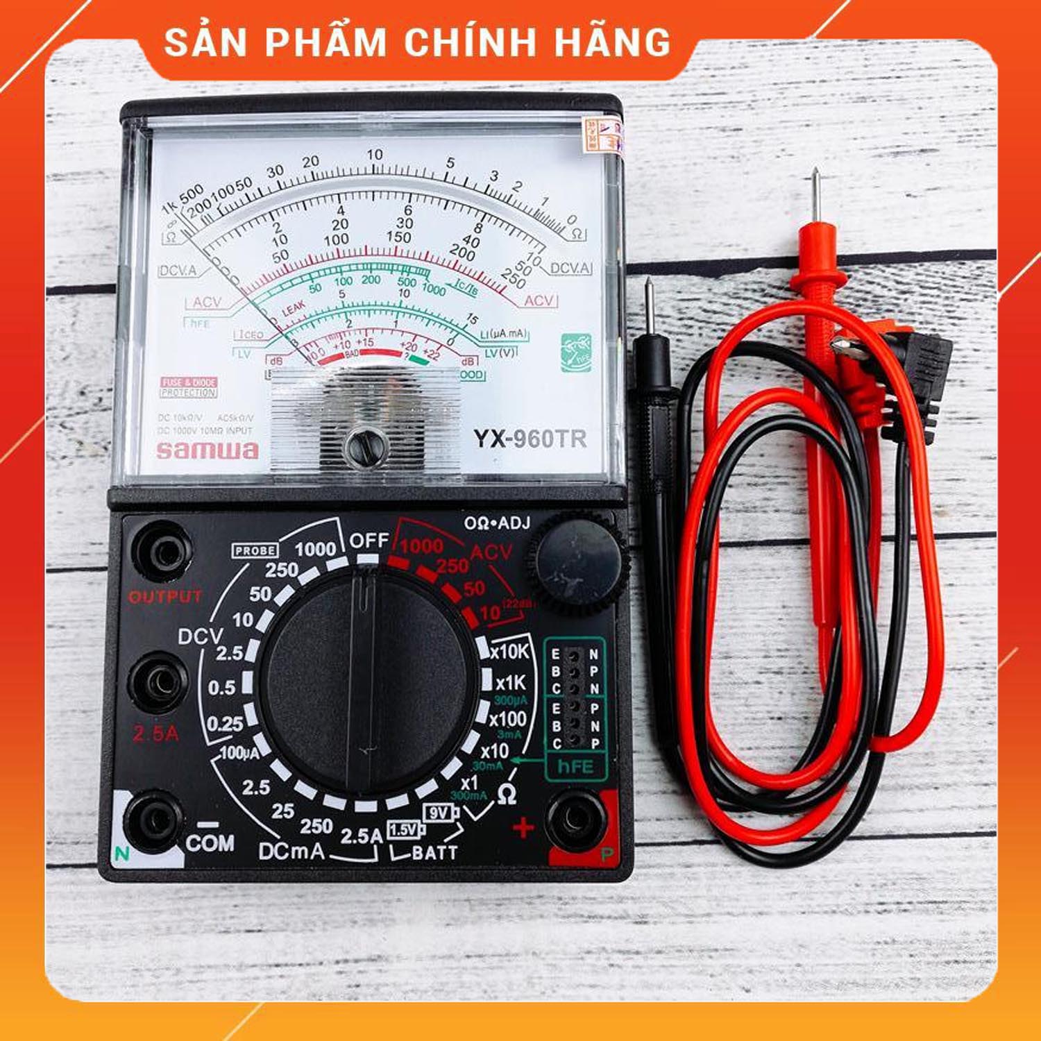 Đồng hồ vạn năng der ee de-960tr - đồng hồ đo điện vạn năng